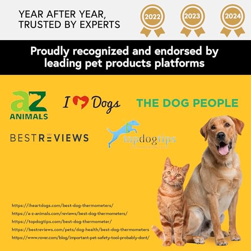 iProven Dog & Cat Thermometer for Fast and Accurate Fever Detection