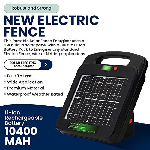 My Animal Command Solar Power Electric Fence Energizer Charger 0.25 Joules - size: MAC3ML 0.25 Joules