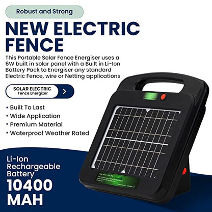 My Animal Command Solar Power Electric Fence Energizer Charger 0.25 Joules - size: MAC3ML 0.25 Joules