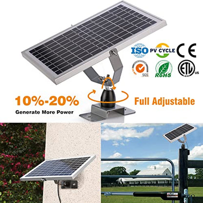SUNER POWER 10W 12V Solar Battery Charger Maintainer, Built-in Smart MPPT Charge Controller, Adjustable Mount Bracket, Waterproof 10 Watt Solar Panel Kits for Car Automotive Boat Marine RV Trailer - size: 10W Pro