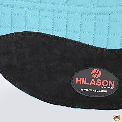 HILASON Western All Purpose Horse English Saddle Pad | All-Purpose - color: Turquoise
