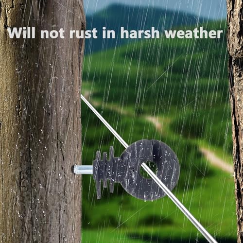 8 Pack 250 ft 17 Gauge Aluminum Electric Fence Wire for Garden Fence, Electric Fence, Chicken Wire Fence,High Conductivity and Durability