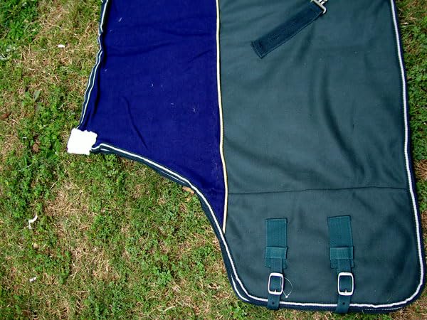 CHALLENGER 64" Horse Sheet Polar Fleece Cooler Blanket Green 4305