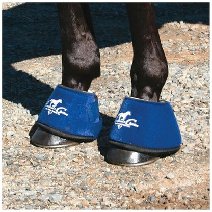 Professional's Choice Quick-Wrap Bell Boots | Ultimate in Hoof and Soft Tissue Protection | 360 Degree Wrap | Small, Medium, Large - color: Royal Blue, size: Medium