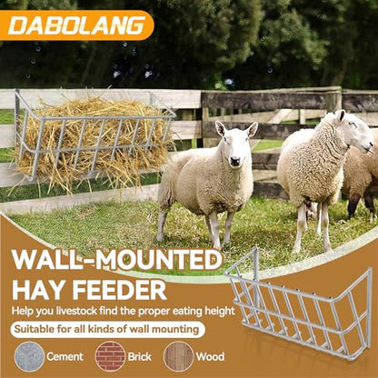 Hay Feeder for Goats,25 Gallons Livestock Feeder - size: 39INCH