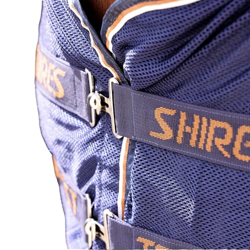 Shires Equestrian Tempest Original Mesh Cooler - Navy (63") - color: Navy, size: 63"