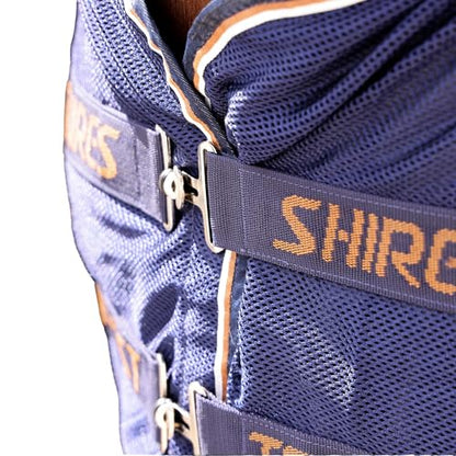 Shires Equestrian Tempest Original Mesh Cooler - Navy (63") - color: Navy, size: 63"