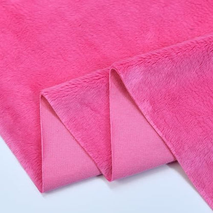 Surf turtle Hot Pink Super Soft Minky Fabric by The Yard, 36"x60" - color: Hot Pink
