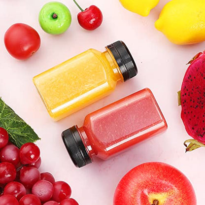 Fhxtcygj 30 Pack 5oz Empty Plastic Juice Bottles with Leak-Proof Caps Lids - color: 30pcs 5oz