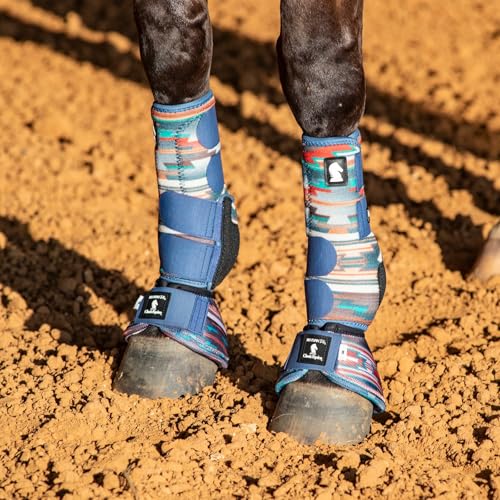 Classic Equine Dyno Turn Bell Boots - color: Pueblo, size: Small