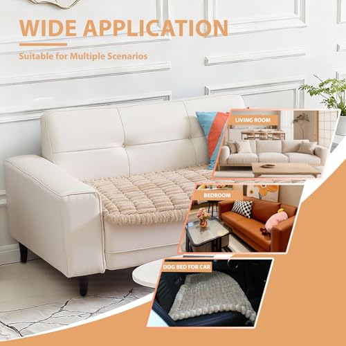 Waterproof Couch Cover for Dogs Washable (Brown, 27.6" x 59") - color: Waterproof Brown, size: 27.6"x 59.06"