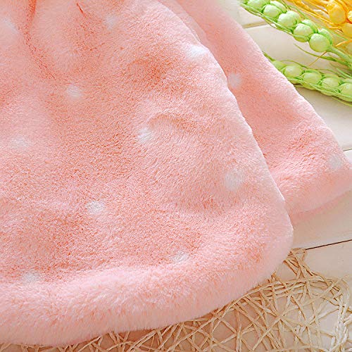 Faux Fur Coat Newborn Infant Baby Girl Jacket Cape Cloak Poncho 0-3 Years - color: Pink01, size: 3-6 Months