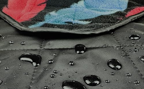 DOWN UNDER OUTDOORS Waterproof 350 GSM Fleece or Sherpa Stadium Blanket - color: Feathers