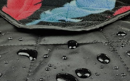 DOWN UNDER OUTDOORS Waterproof 350 GSM Fleece or Sherpa Stadium Blanket - color: Feathers