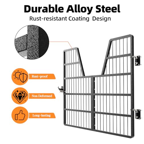 Horse Stall Gates 48" W x 42" H | Heavy Duty Steel Gate for Horse Barns, Stall Door Guard