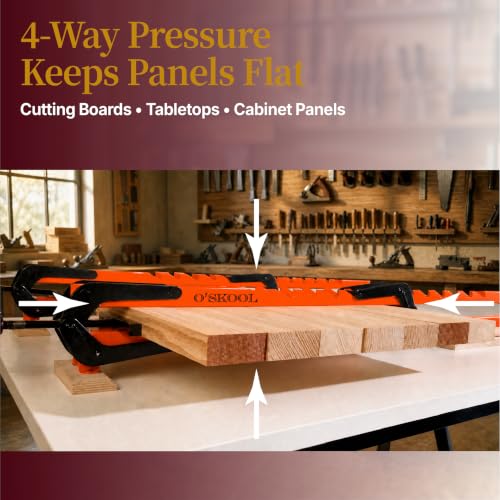O'SKOOL 36 Inch Pressure Panel Clamps Steel System, 2 Pack