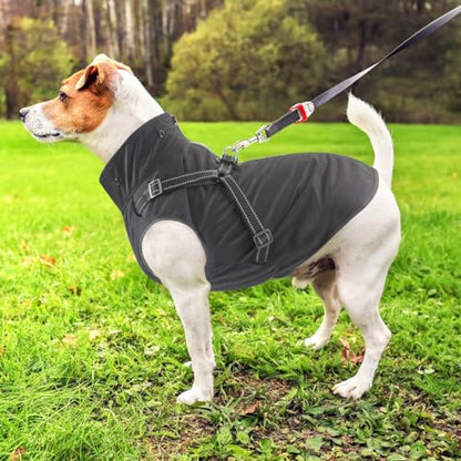 Dog Raincoat Waterproof Dog Hoodie Reflective Dog Raincoat Hooded Adjustable Rain Jacket for Small Medium Large Dogs Puppies (Black, S) - color: Black, size: S