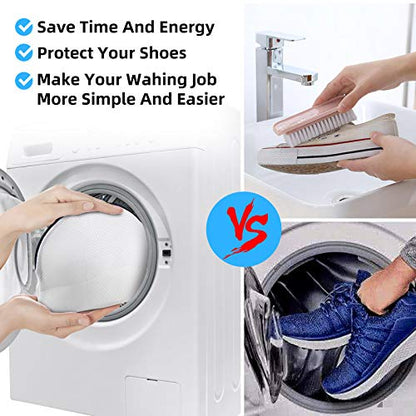 GOGOODA Mesh Laundry Bags for Delicates Durable Protective Wash Bags - size: 2 Shoe wash Bags(10.23 * 16.53in)