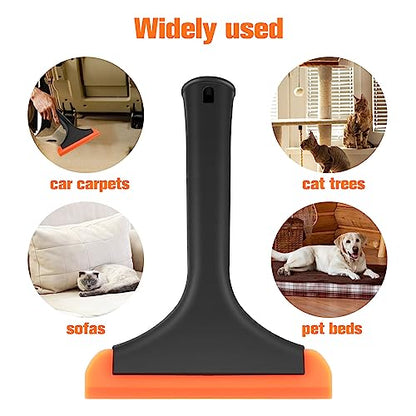 Sheepskin Wool Brush and Pet Hair Removal Carding Fur Restore Carpets Softness and Texture Let Rugs to New Looking
