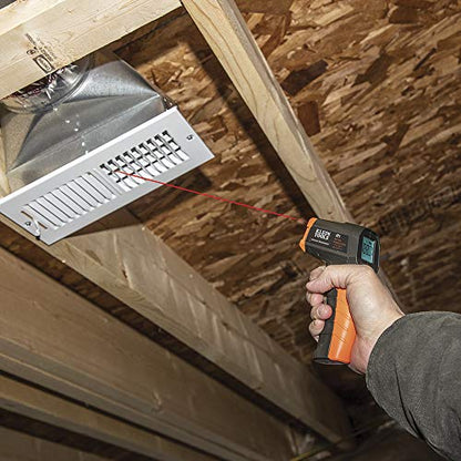 Klein Tools IR1 Infrared Thermometer, Digital Laser Gun is Non-Contact Thermometer with a Temperature Range -4 to 752-Degree Fahrenheit - style: IR Thermometer