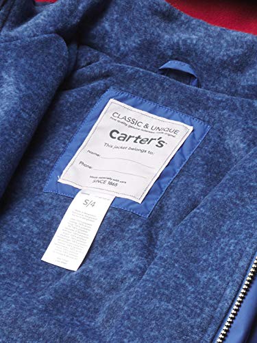 Carter's Little Boys' Fleece Lined Jacket (Toddler/Kid) - color: Blue, size: 7