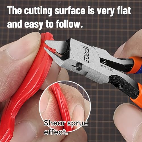stedi Model Nippers, Sprue Cutter with Ultra-thin Single-Blade - style: Single-Blade Nippers(Blue for Bedinners)