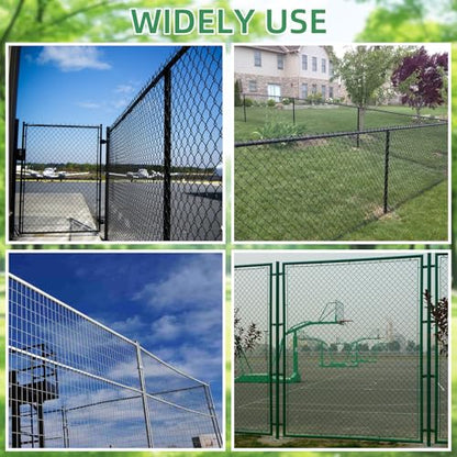 1-3/8'' Chain Link Fence Gate Post Hinge, 2 Pcs Gate Hinges with 1-3/8" Female Hinge(2 pcs), Heavy Duty Fence Gate Frame Hinges - size: 1-3/8" (2 Male + 2 Female)