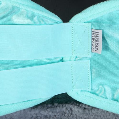 Harrison Howard CareMaster Pro Luminous Fly Mask Large Eye Space Standard Summer Mint S - color: Summer Mint, size: Pony (Small)
