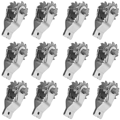 Electric Fence Wire Strainer, 12PCS Heavy Duty Inline Wire Tensioner, Wire Ratchet Tensioner for Electric Fence, Farm Fence - style: 12 pcs Wire Tensioner