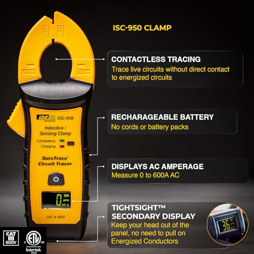 Ideal Electrical SureTrace Pro Circuit Tracer (61-950), 0-600 Volts