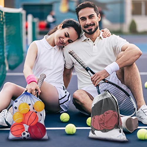 24 Pcs Mesh Bags Drawstring Mesh Laundry Bag Stuff Sack Nylon Bags Camping Nylon Bag with Drawstring Cord for Toys