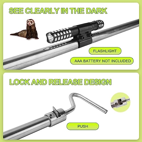 Dog Catcher Pole, Animal Catch Control Tool Trap Kit 45 inchs