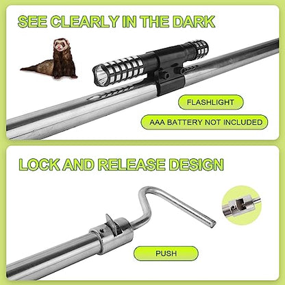 Dog Catcher Pole, Animal Catch Control Tool Trap Kit 45 inchs