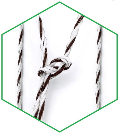 PK1 Electric Fence Polywire 6 Conductors 1312 Feet - size: 1312 ft x 6 wires
