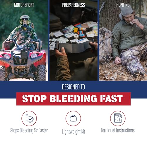 Adventure Medical Kit Trauma Pak III - Medical First Aid Kit - Emergency Trauma Kit with Trauma Bandage, Tourniquet, Trauma Guide & More - Compact First Aid Kit for Wound Care