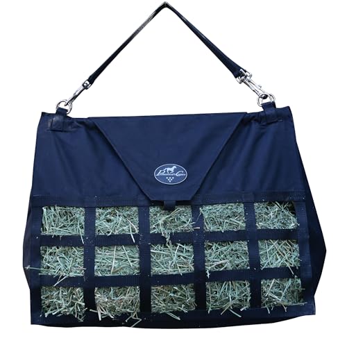 Professional's Choice Medium Feeder Hay Bag | Black - color: Black
