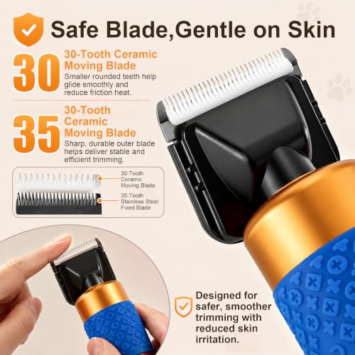 Dog Clippers for Grooming Thick Hair, 200W Sheep Shears, Pet Clipper Kit - size: 10 feet