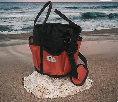 Majestic Ally horse Grooming Organizer Tote Bag - color: Red