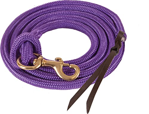Mustang Poly Cowboy Lead Rope Purple - color: Purple