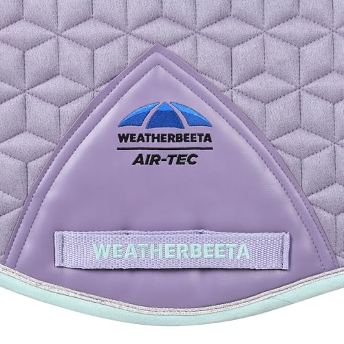 WeatherBeeta Suede Elite Air-Tec All Purpose Saddle Pad - color: Soft Lilac