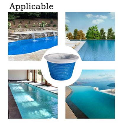 Skimmer Filter Bags Replacement for Pool | Reusable Pool Skimmer Filter Bags, 3-Pack, Fine Mesh, Debris Trap, Washable, Durable