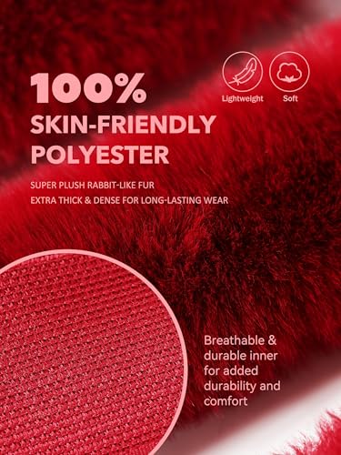 Harrison Howard Fleece Halter Covers for Horses, Set of 9, Prevent Hair Loss Pressure Marks, Padded Horse Halter Fleece Set Burgundy - color: Burgundy