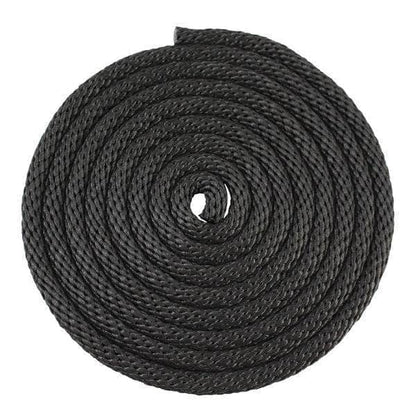 SGT KNOTS Solid Braided Polypropylene Derby Rope – Durable, Weatherproof Rope Ideal for Animal Handling, Boating, Camping, and Knot Tying Practice (1/4" x 25ft, Black) - color: Black, size: 1/4 in x 25 ft
