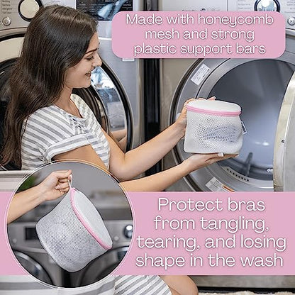 Mamlyn Mesh Bra Bags for Washing Machine, Lingerie wash Bags for Laundry - size: Bra Bags
