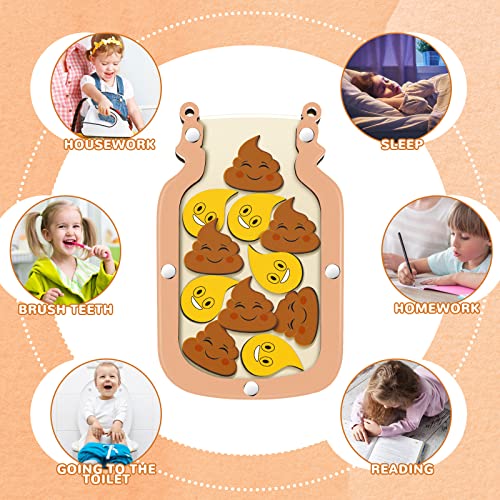 Qunclay Potty Training Jar with Stars for Toddlers,Boho Style - style: Boho Style