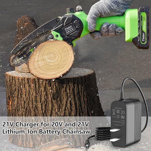21V Charger Replacement for 20V / 21V Mini Chainsaw, Leaf Blower, Hedge Trimmer Charger. Universal