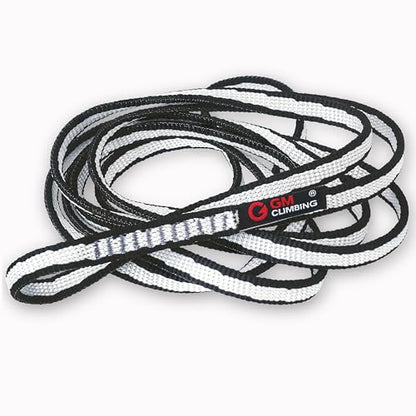 GM CLIMBING 11mm UHMWPE Sling Runner 22kN CE UIAA Certified - color: Black, size: 24" | 1 Pack