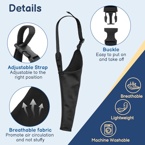 BARKLESS Dog Leg Sleeve for Front Single Leg After Surgery to Stop Licking - size: XL(Leg Height 13-14.5")