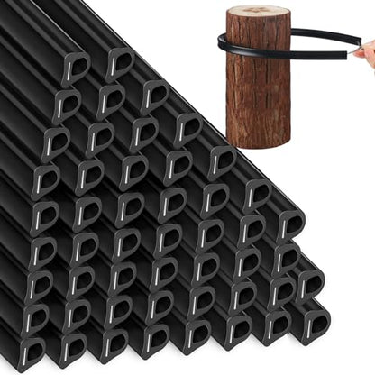 Pushglossy 50 Pcs 20" Electric Fence Underground Wire Insulator Corner Post