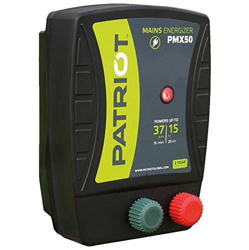 Patriot PMX50 Electric Fence Energizer, 0.50 Joule